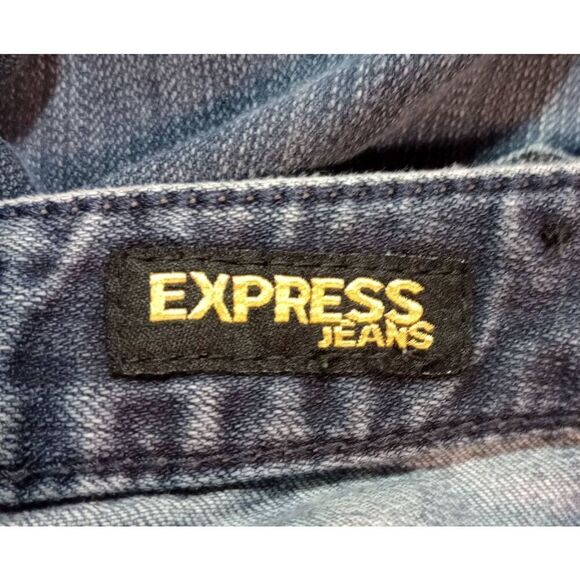 Express Jeans Ladies 2 Bootcut Stella Dark Wash - Picture 6 of 9
